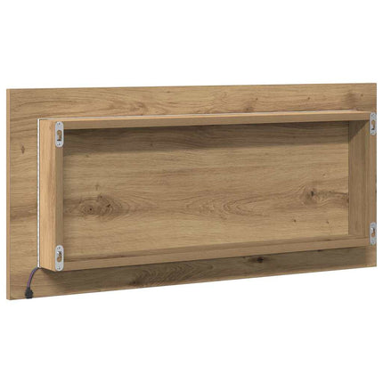 Spejl artisan eg 80 x 37 cm Glas og Ingeniørtræ