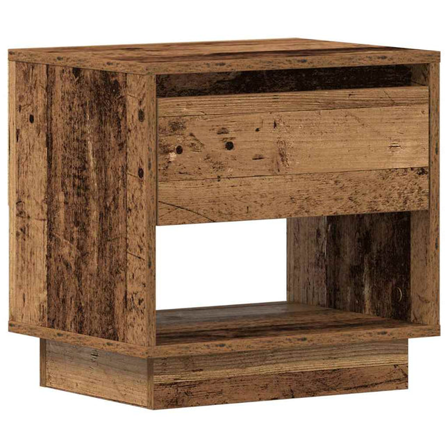 Natbord Gammelt træ 45 x 34 x 44 cm Konstrueret træ