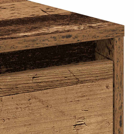 Natbord 2 stk. Gammelt træ 45 x 34 x 44 cm Konstrueret træ