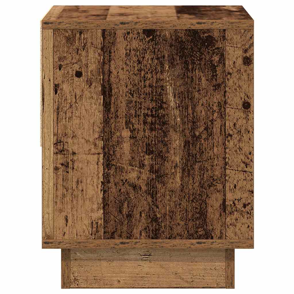 Natbord 2 pcs Gammelt træ 45 x 34 x 44 cm Konstrueret træ