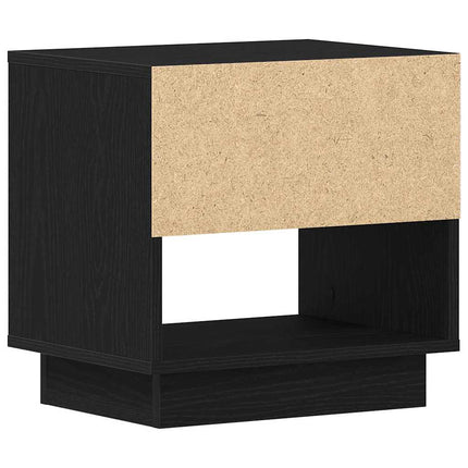Natbord Sort eg 45 x 34 x 44 cm Konstrueret træ