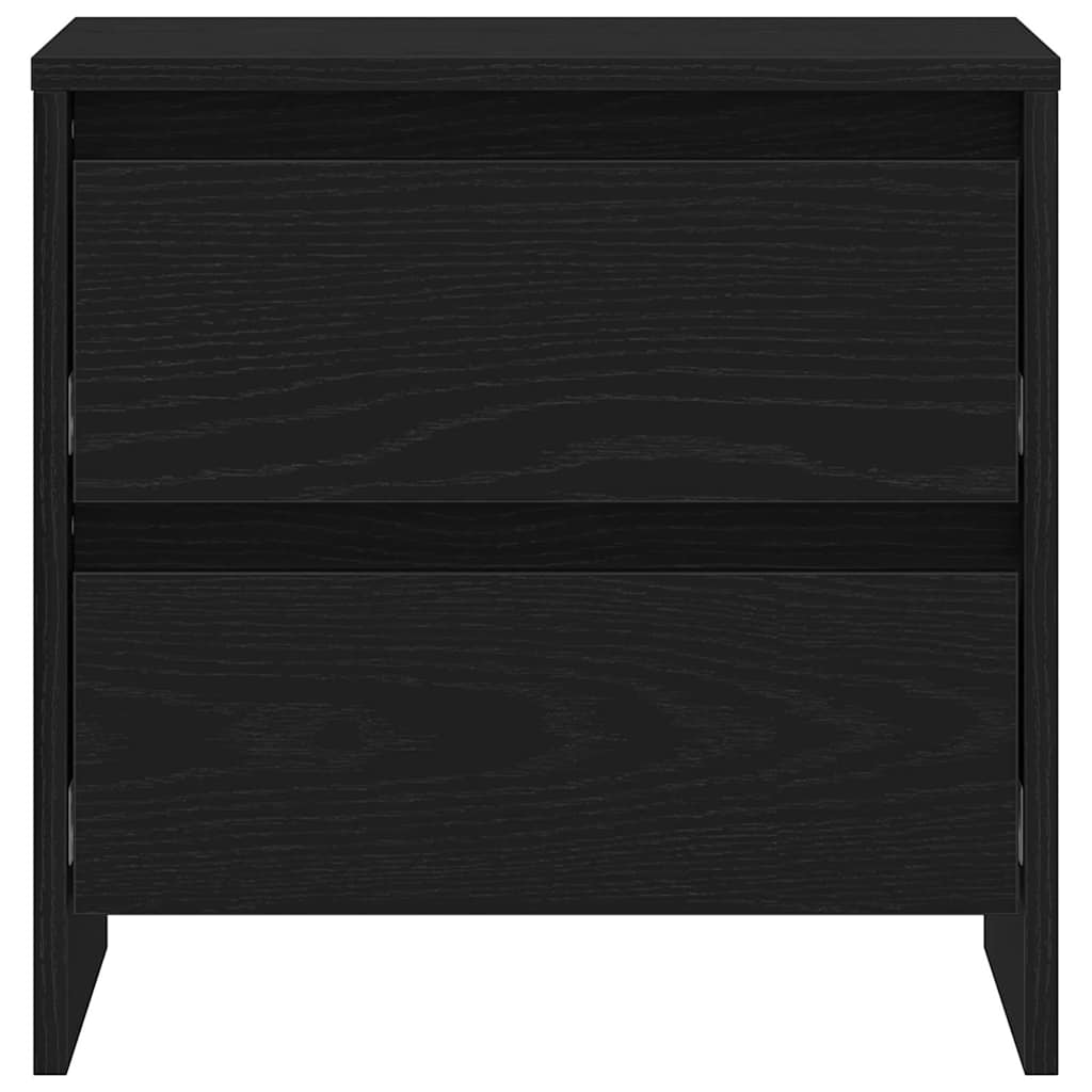 Natskab med skuffe Sort eg 45 x 34 x 44,5 cm Konstrueret træ