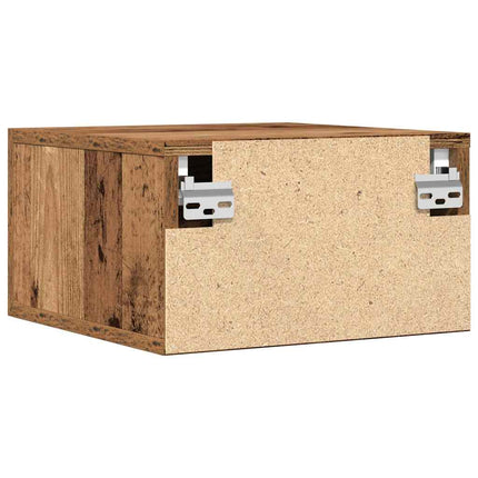 Natskab 35 x 35 x 20 cm Konstrueret træ Gammelt træ