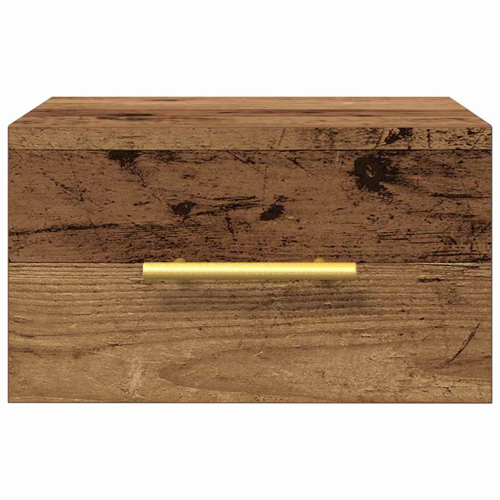 Natskab Vægmonteret Gammelt træ 35 x 35 x 20 cm Konstrueret træ