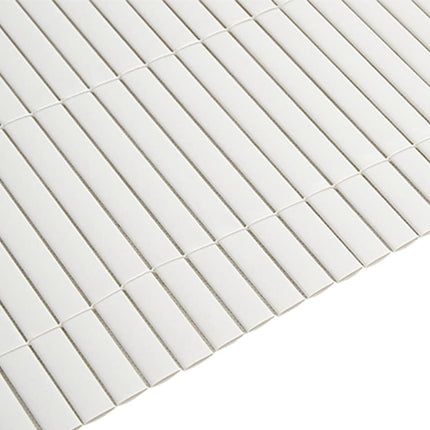 havehegn dobbeltsidet 1,8x3 m PVC hvid