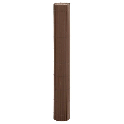 havehegn dobbeltsidet 1,8x3 m PVC brun