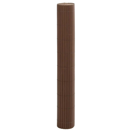 havehegn dobbeltsidet 1,8x5 m PVC brun