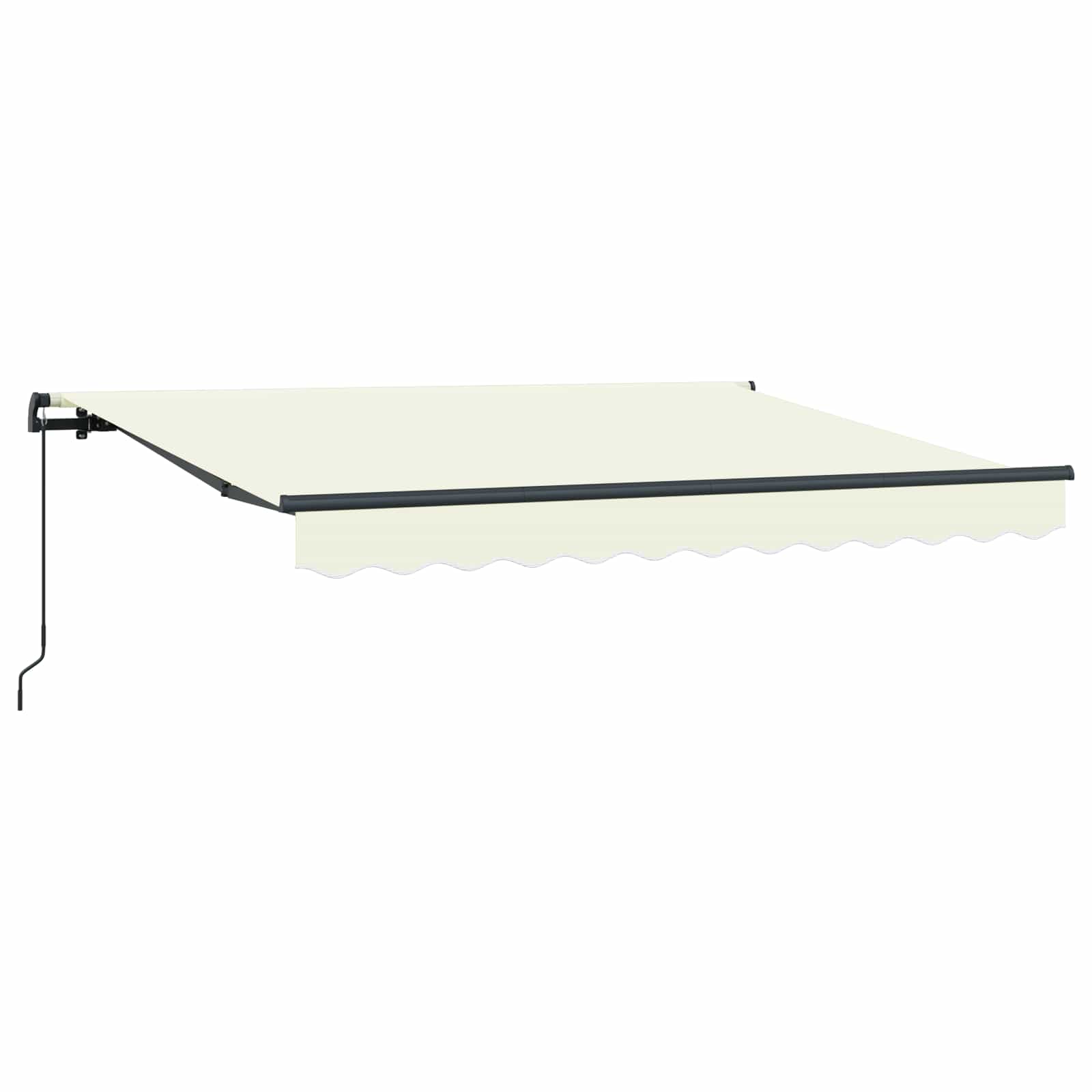 Utrækkelig Markise Creme 250 x 200 cm Stof