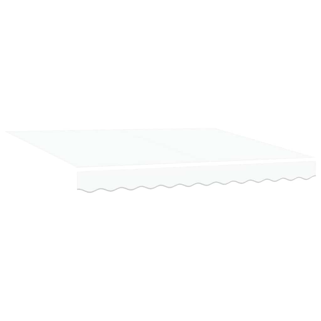 Markiseramme Hvid 250 x 200 cm Polyester med PU belægning