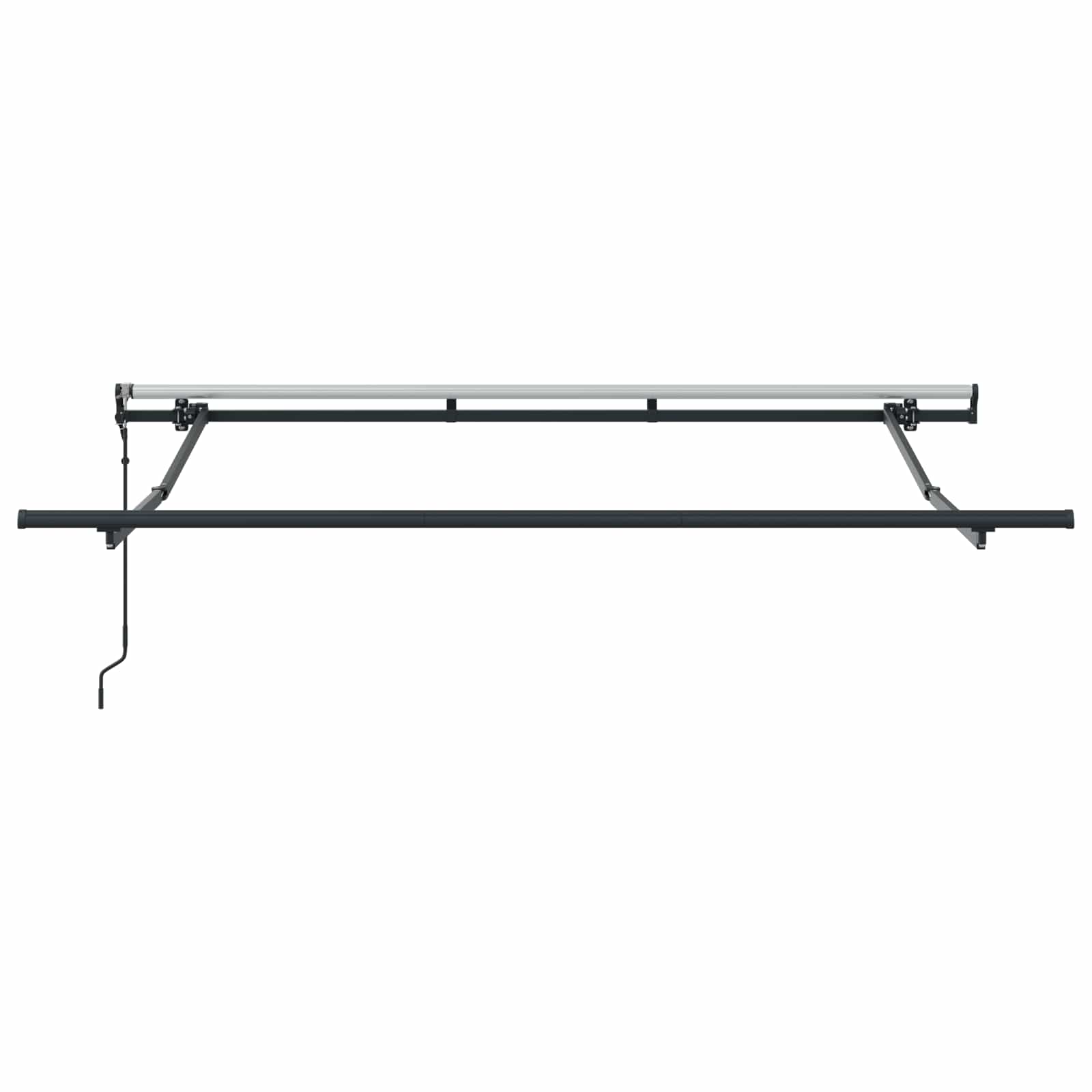 Utrækkelig Markise Hvid 250 x 200 cm Stof