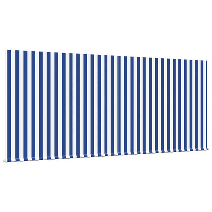 Udtrækkelig markise Blå og Hvid 300 x 200 cm