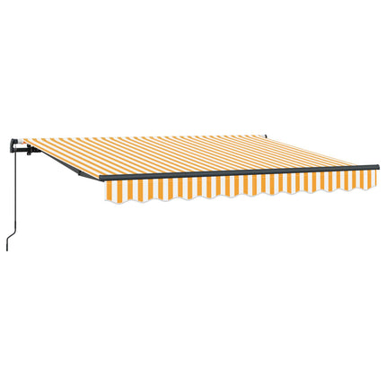 Udtrækkelig markise Gul 300 x 200 cm Stof