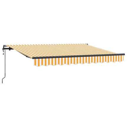 Udtrækkelig markise Gul 300 x 200 cm Stof