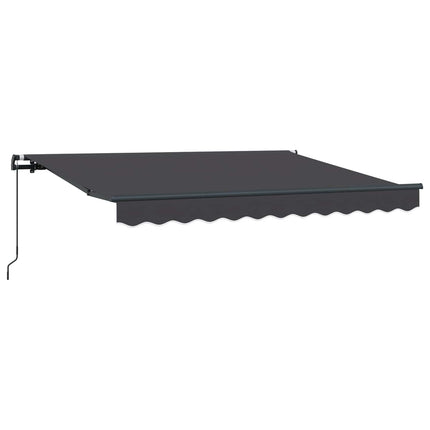 Udtrækkelig markise Antracit 300 x 200 cm Stof