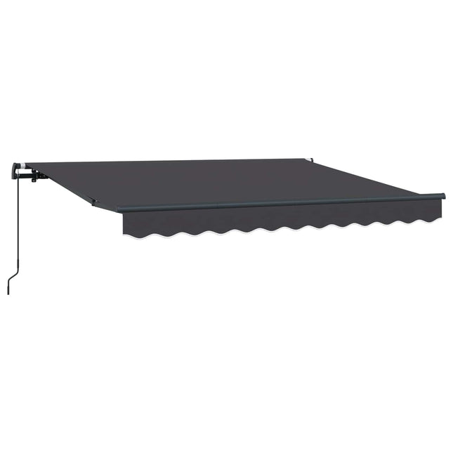 Udtrækkelig markise Antracit 300 x 200 cm Stof