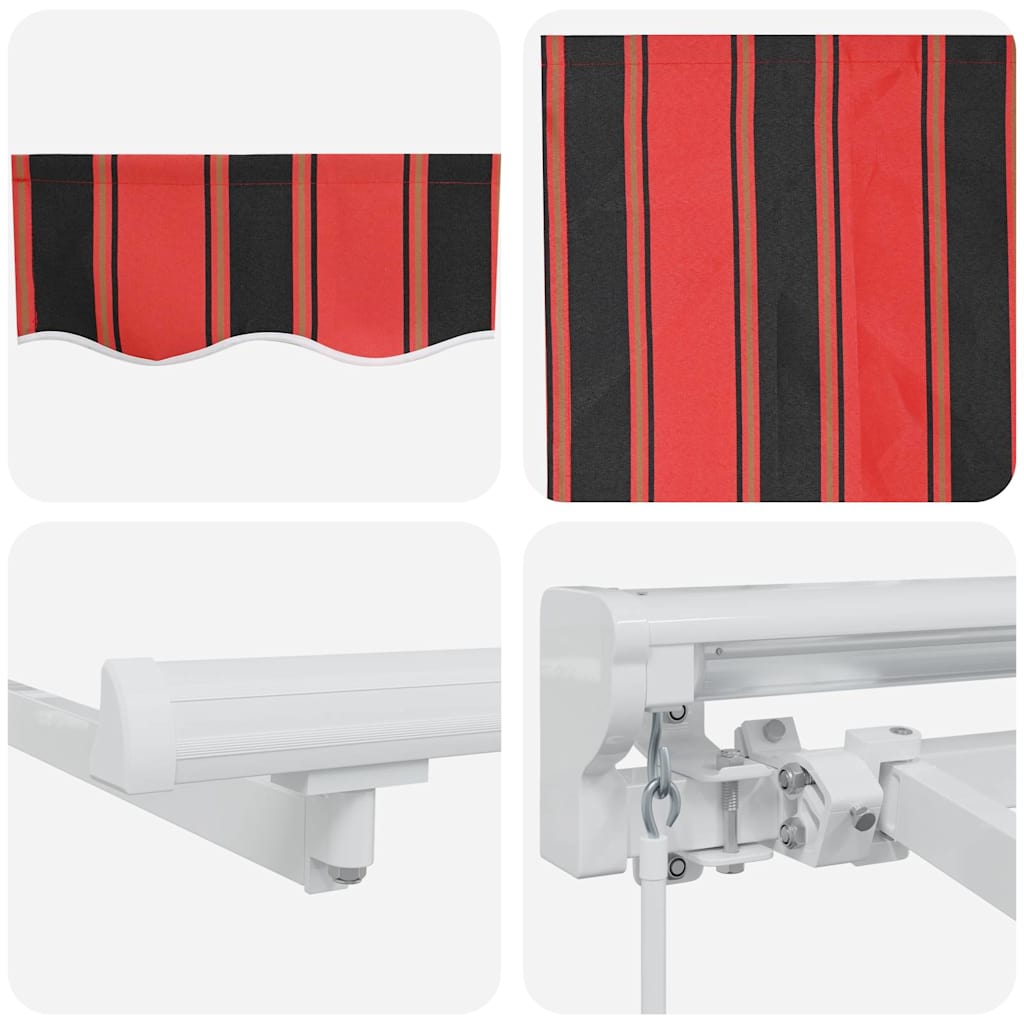 Markiseramme Orange og Sort 300 x 200 cm