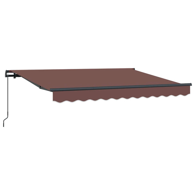Utrækkelig Markise Brun 300 x 200 cm Stof