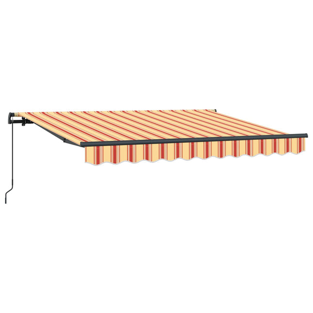 Utrækkelig Markise Gul 300 x 200 cm Stof