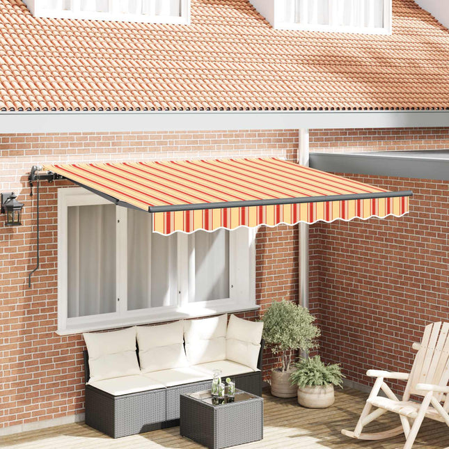 Utrækkelig Markise Gul 300 x 200 cm Stof