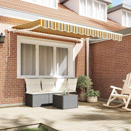 Utrækkelig Markise Gul 300 x 200 cm Stof