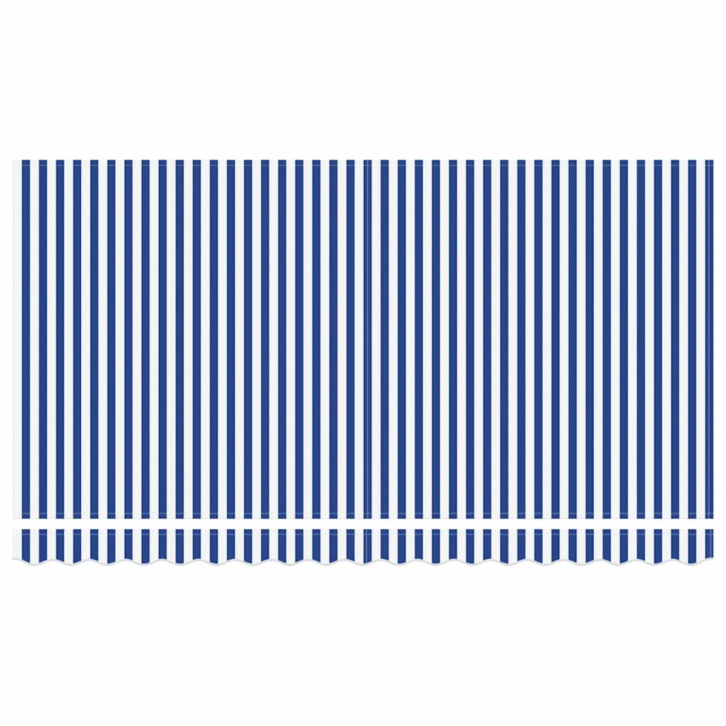 Markiseramme Blå og Hvid 350 x 200 cm