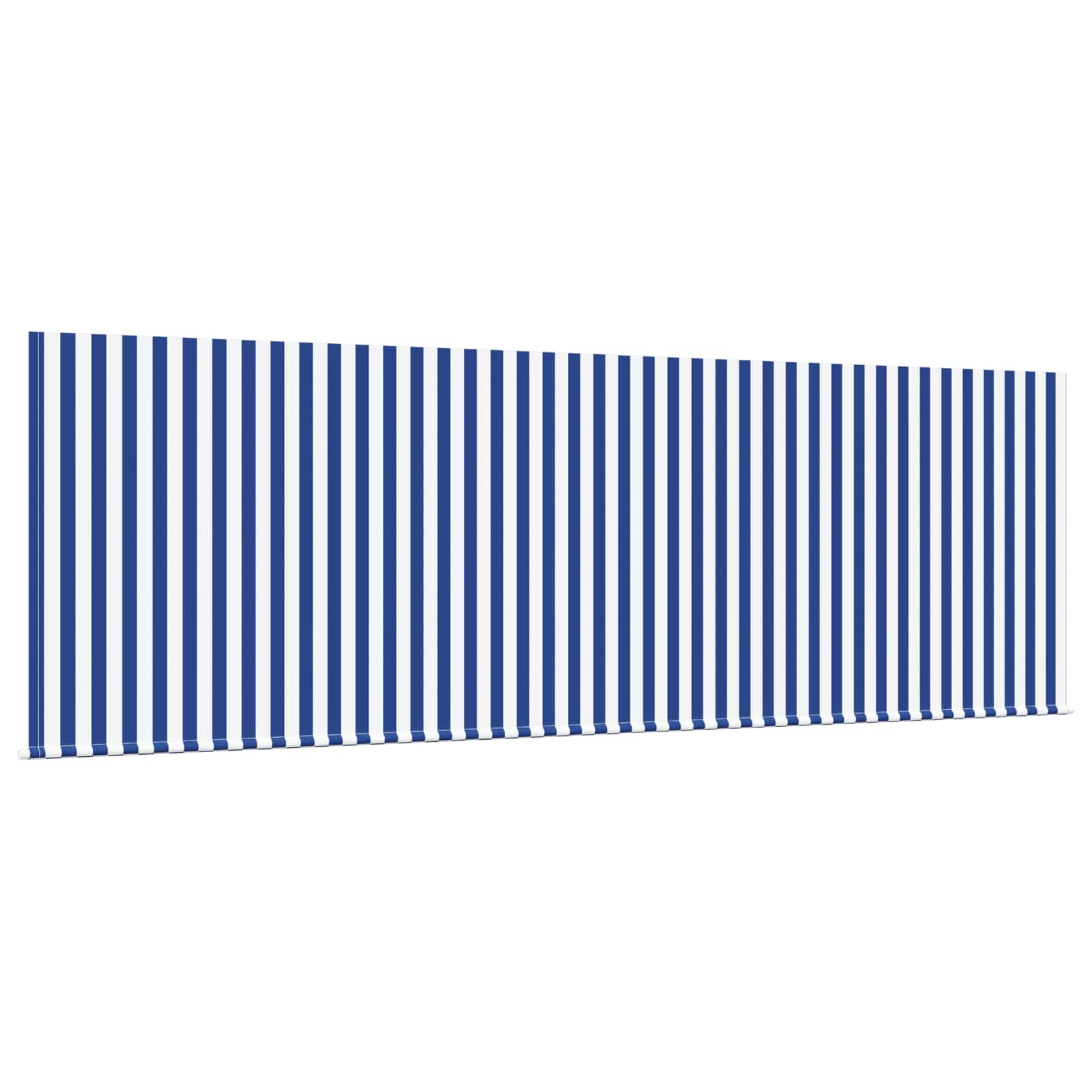 Utrækkelig Markise Stribet Blå 350 x 200 cm Stof
