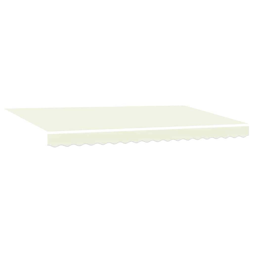 Utrækkelig Markise Creme 350 x 200 cm Polyester og Aluminium