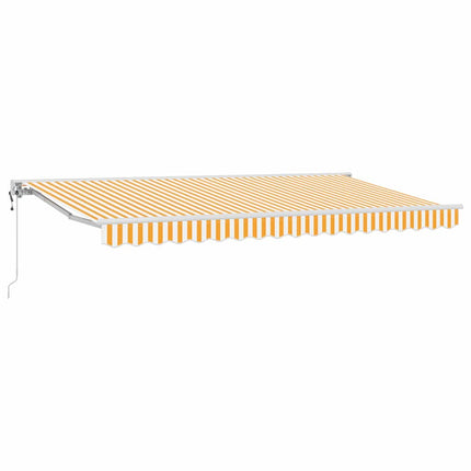Markiseramme Gul og Hvid 350 x 200 cm