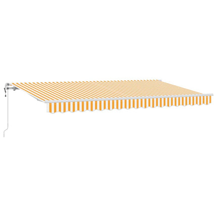 Udtrækkelig markise Gul 350 x 200 cm Stof