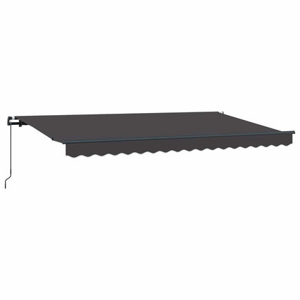 Udtrækkelig markise Antracit 350 x 200 cm Stof