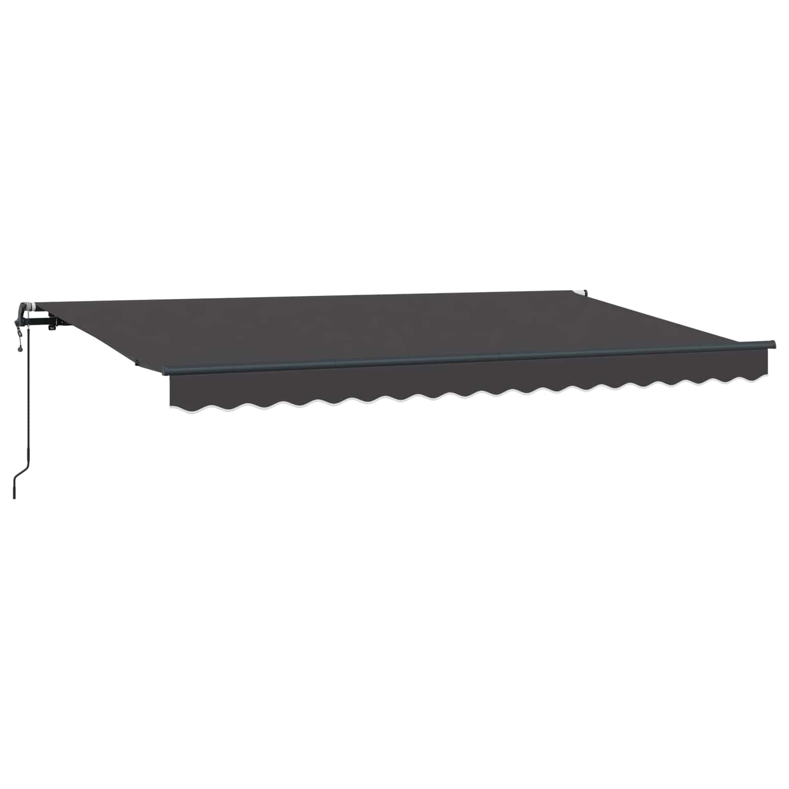 Utrækkelig Markise Antracit 350 x 200 cm Stof