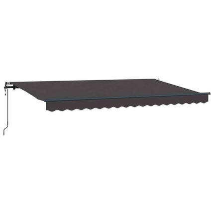 Utrækkelig Markise Antracit 350 x 200 cm Stof
