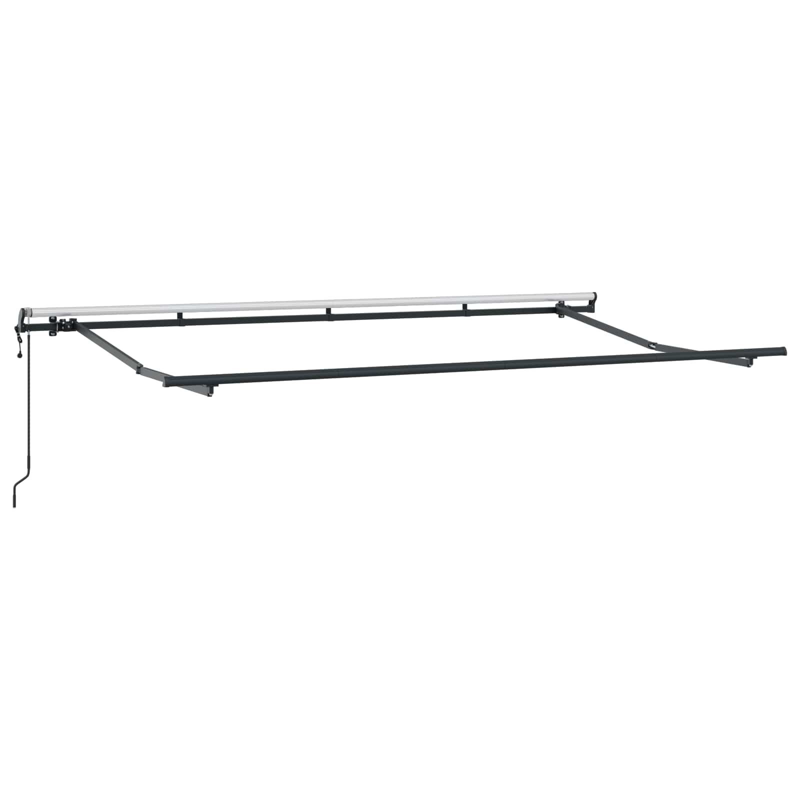 Utrækkelig Markise Antracit 350 x 200 cm Stof