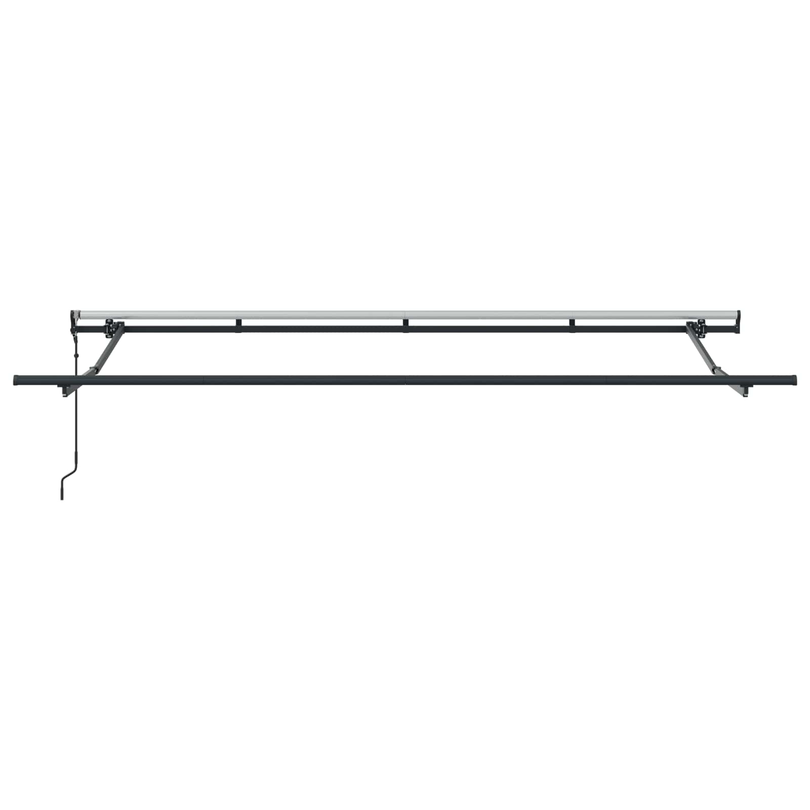 Utrækkelig Markise Antracit 350 x 200 cm Stof