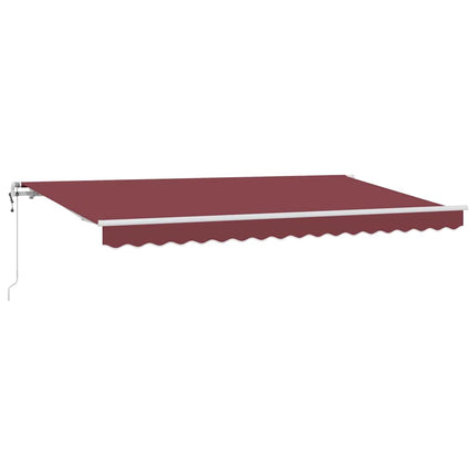 Udtrækkelig markise Bordeaux 350 x 200 cm Stof