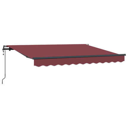 Udtrækkelig markise Bordeaux 350 x 200 x 165 cm Stof