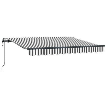 Udtrækkelig markise Antracit 350 x 200 cm Stof
