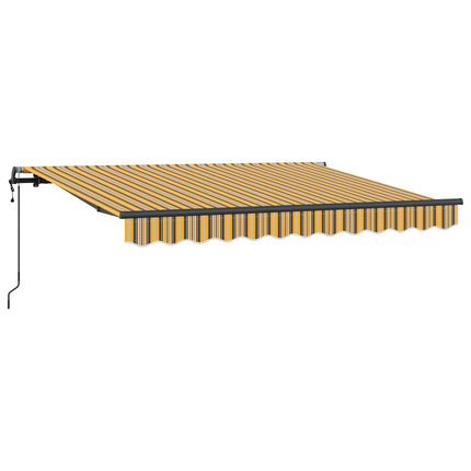 Utrækkelig Markise Gul 350 x 200 cm Stof