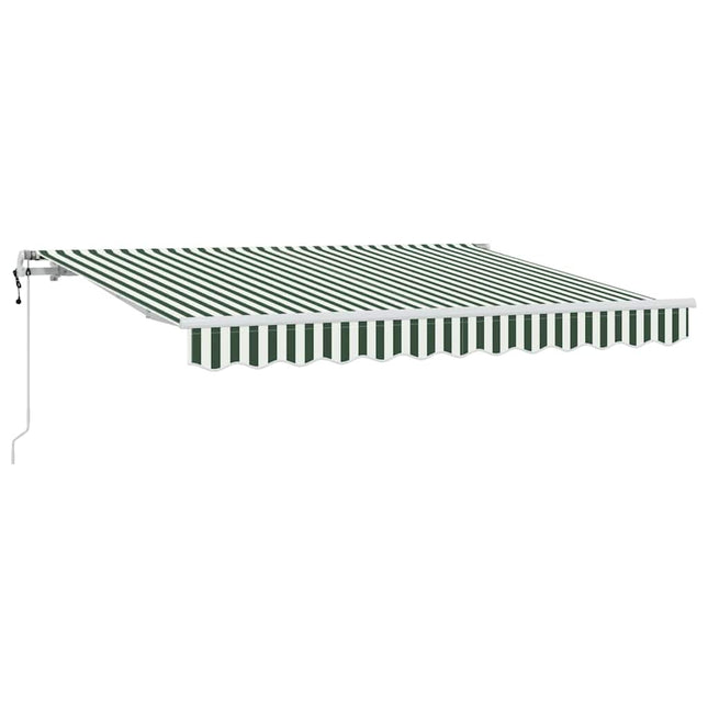 Utrækkelig Markise Grøn 350 x 200 cm Stof