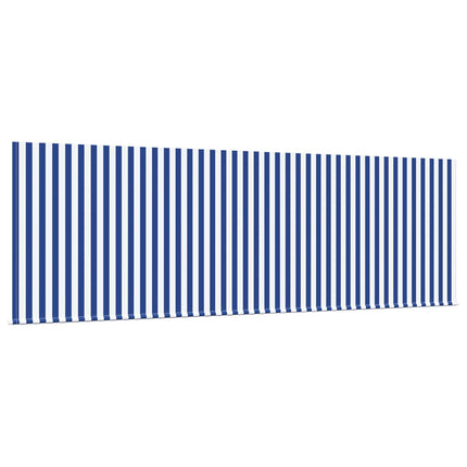 Utrækkelig Markise Blå og Hvid 400 x 200 cm