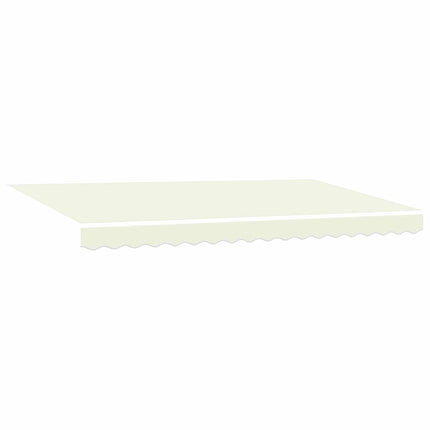 Udtrækkelig markise Creme 400 x 200 cm Polyester og Aluminium