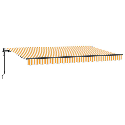 Utrækkelig Markise Gul 400 x 200 cm Stof