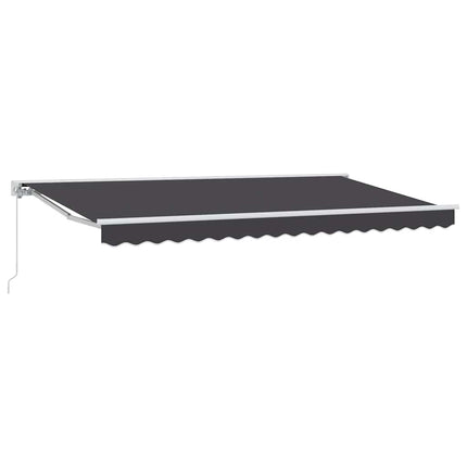 Markiseramme Antracit 400 x 200 cm Polyester med PU belægning