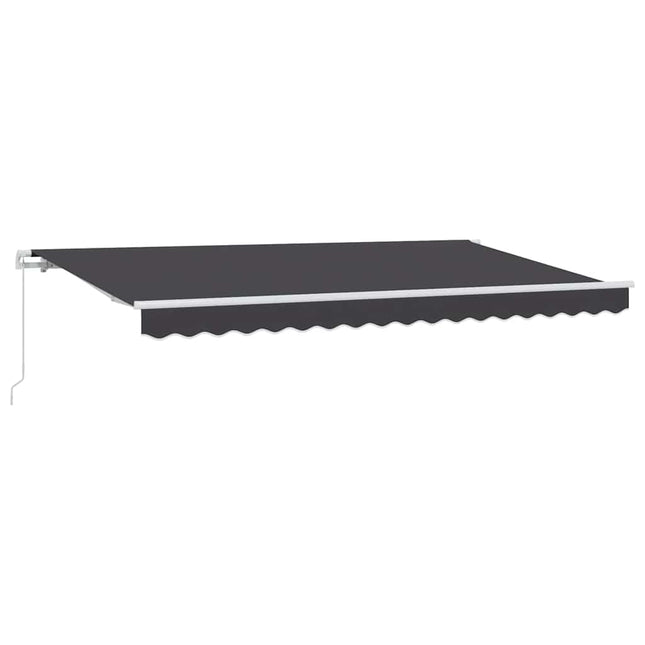 Utrækkelig Markise Antracit 400 x 200 cm Stof