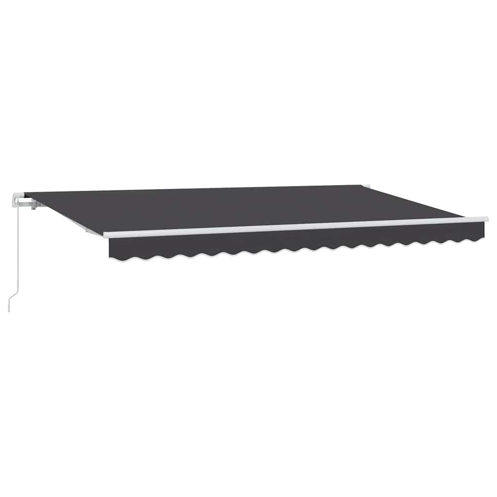 Utrækkelig Markise Antracit 400 x 200 cm Stof