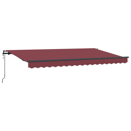 Utrækkelig Markise Bordeaux 400 x 200 cm Stof