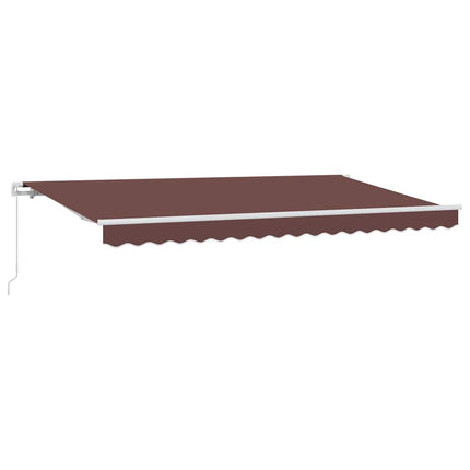 Utrækkelig Markise Brun 400 x 200 cm Stof