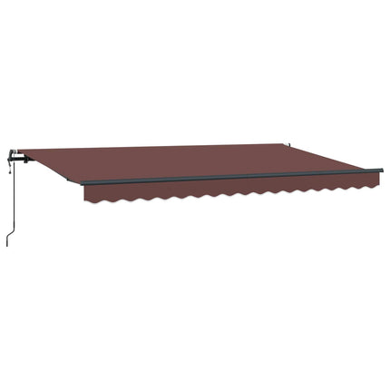Utrækkelig Markise Brun 400 x 200 cm Stof