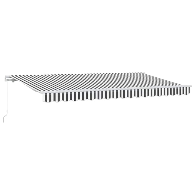 Utrækkelig Markise Antracit 400 x 200 cm Stof