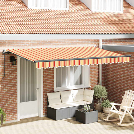 Udtrækkelig markise Gul 400 x 200 cm Stof